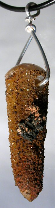 Amethyst Cactus Spirit Quartz polished slice pendant Spirit Quartz pendant Magalisberg Quartz gold jewelry shaman new age metaphysical Moonstone